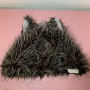 Furry Costume Hat Cosplay Halloween Wolf Cat Head Piece
